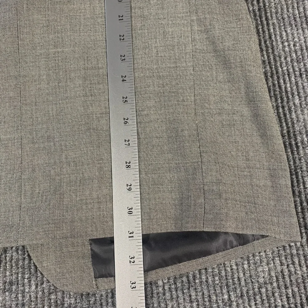 Naldini Blazer Mens 44 Gray Wool Super 120s Sports Coat‎ Italy Wedding Formal